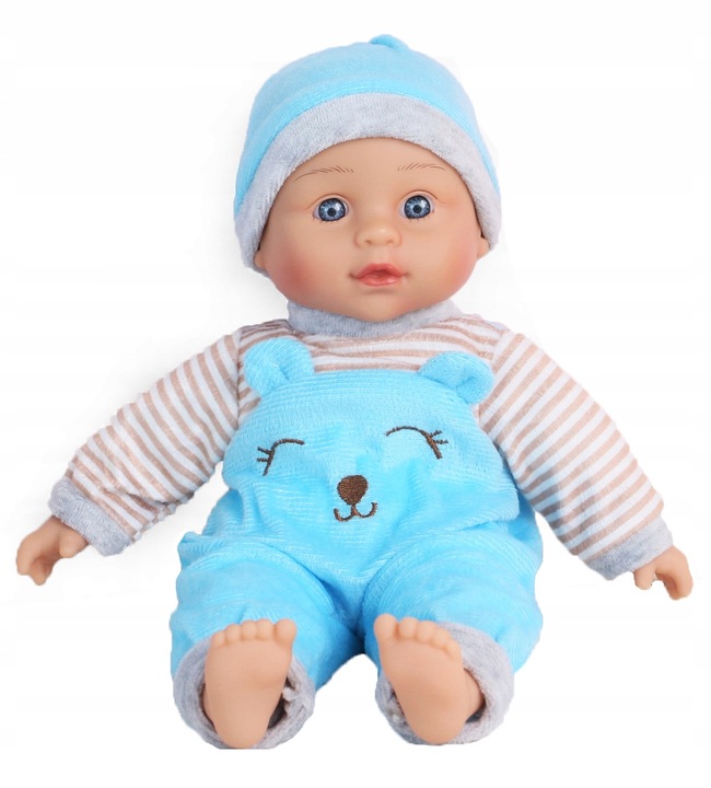 SMILY PLAY Lalka bobas jak żywa interaktywna miękka mówi śpiewa ubranko 32