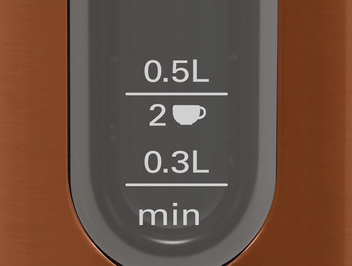 Czajnik elektryczny Bosch TWK4P439 2400 W 1,7 l żółty/złoty