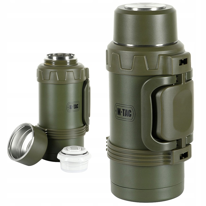 Termos Turystyczny Próżniowy Wojskowy Militarny M-Tac 1600 ml Type 2 OLIVE