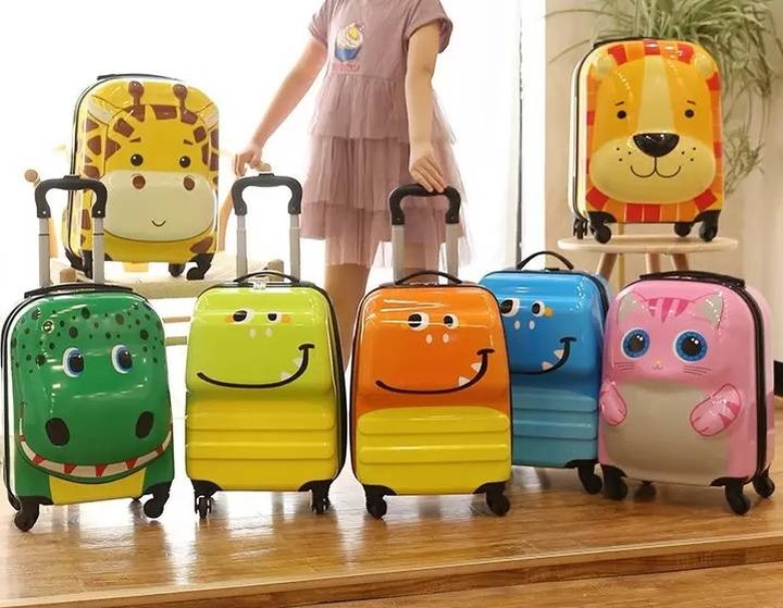 KOTEK KOT 3D WALIZKA DZIECI BAGAŻ PODRÓŻ KABINOWA