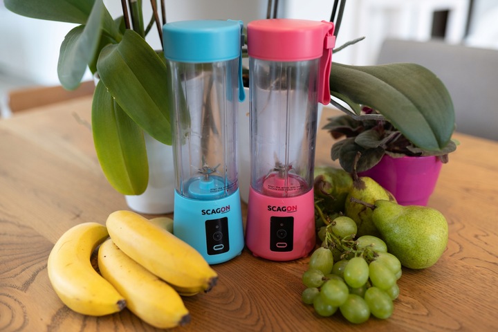 BLENDER BLENDY SCAGON PRZENOŚNY SHAKER Niebieski