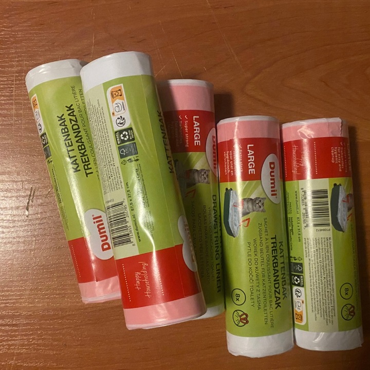 5x WORKI DO KUWETY MOCNE Z TAŚMĄ WYTRZYMAŁE 40 SZT XL DUMIL