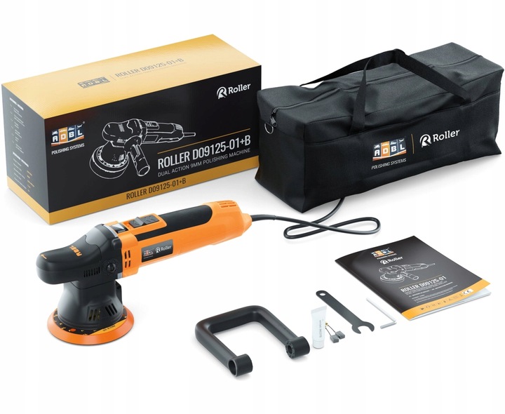ADBL Roller D09125-01 + B - Maszyna Polerska Polerka DA Skok 9 mm Z TORBĄ
