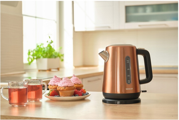 Czajnik elektryczny Sencor SWK1752CO 2200W 1.7L 360° STRIX STAL-owy SUS304