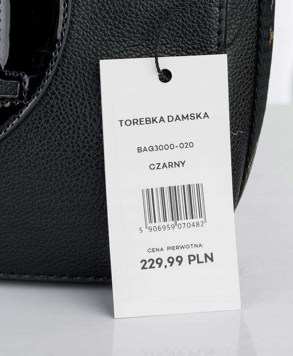 MONNARI Torebka na ramię LISTONOSZKA Pojemna PASEK LOGO PREMIUM