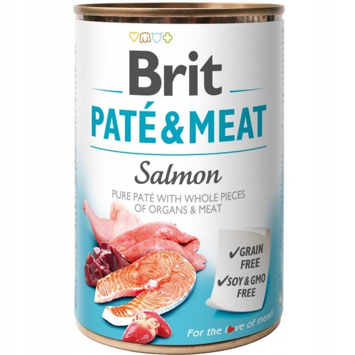 Brit Pate&Meat Mokra Karma Dla Psów Mix Smaków 24x400g