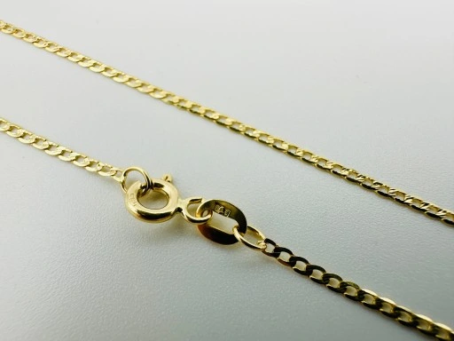 ZŁOTY ŁAŃCUSZEK 585 Krzyżyk KOMUNIA CHRZEST