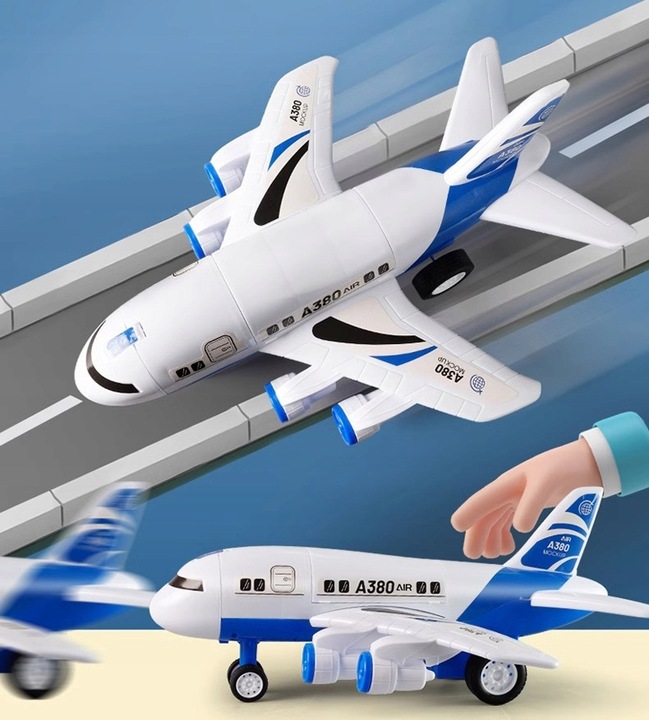 SAMOLOT Z 18 SAMOCHODAMI dla dzieci zabawki o tematyce policyjnej