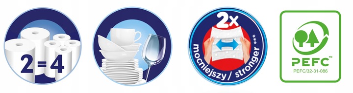 Velvet ręczniki papierowe Extra Long 9x2 rolki 100 listków