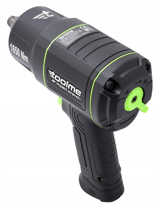 KLUCZ UDAROWY pneumatyczny KOMPOZYTOWY Z Udarem do KÓŁ 1850Nm Toolme TM080