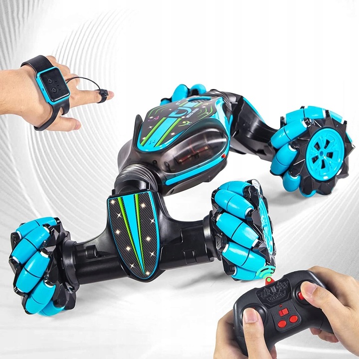 SAMOCHÓD STEROWANY GESTAMI RĘKĄ 4x4 +PILOT RC DRIFT+25km/h+duża bateria