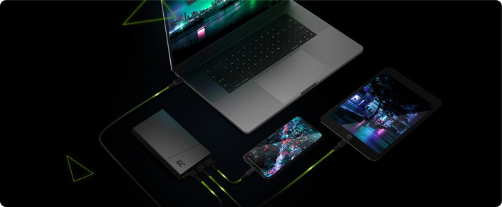 Green Cell Powerbank 10000mAh 18W PowerPlay10s 2x USB-C PD 2x USB-A QC 3.0