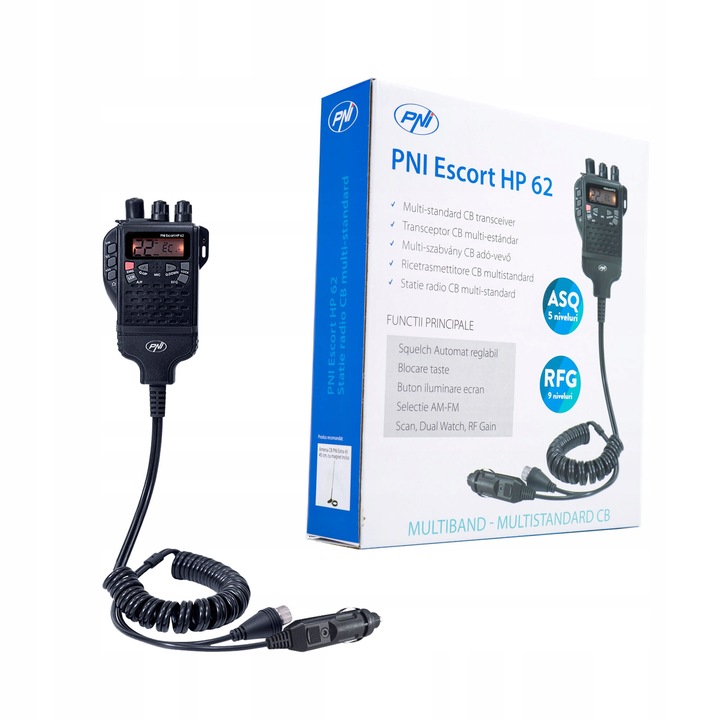 PNI ESCORT HP-62 mini CB radio ręczne samochodowe
