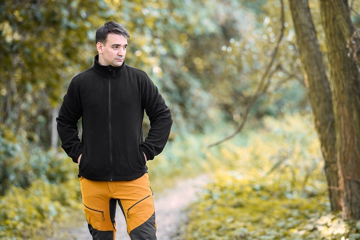 Polar roboczy bluza polarowa robocza męska BASIC czarny rozm XL 81-509-XL