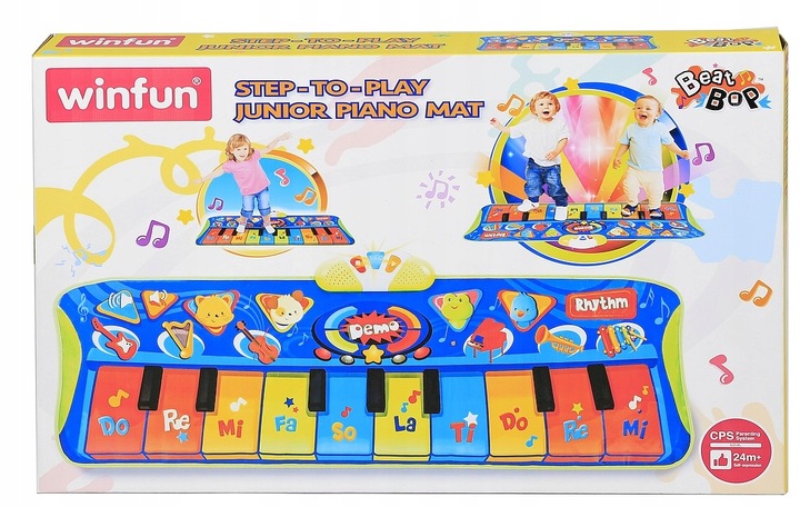 MUZYCZNA INTERAKTYWNA NAGRYWAJĄCA MATA DO TAŃCZENIA SMILY PLAY