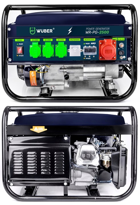 AGREGAT PRĄDOTWÓRCZY GENERATOR PRĄDU 6,5KM 2500W AVR