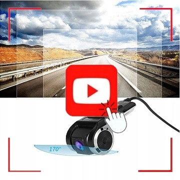 WIDEO REJESTRATOR JAZDY KAMERA SAMOCHODOWA ANDROID ANYTEK DVR HD 1080P ADAS