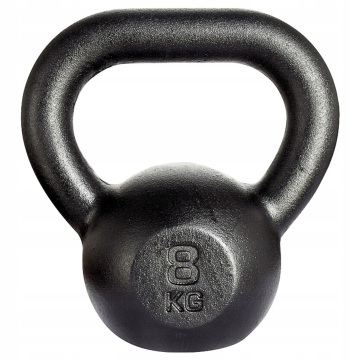 Kettlebell żeliwny odważnik kula kettle 8kg