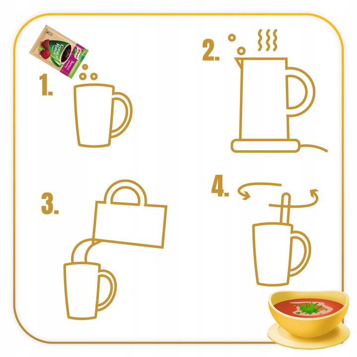 38x Knorr Gorący Kubek Barszcz czerwony 14g