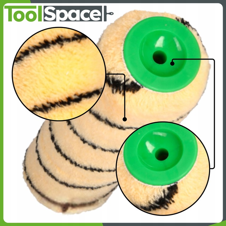 WAŁEK MALARSKI 25cm Zestaw do malowania Ścian i Sufitów Kij teleskopowy PL