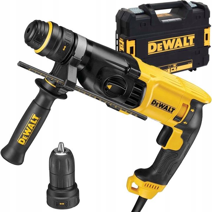 DeWALT Młotowiertarka Udarowa 3-funkcyjna SDS-plus + uchwyt D25134K