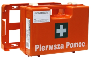 Apteczka Pierwszej Pomocy Przemysłowa Zakładowa + Wieszak