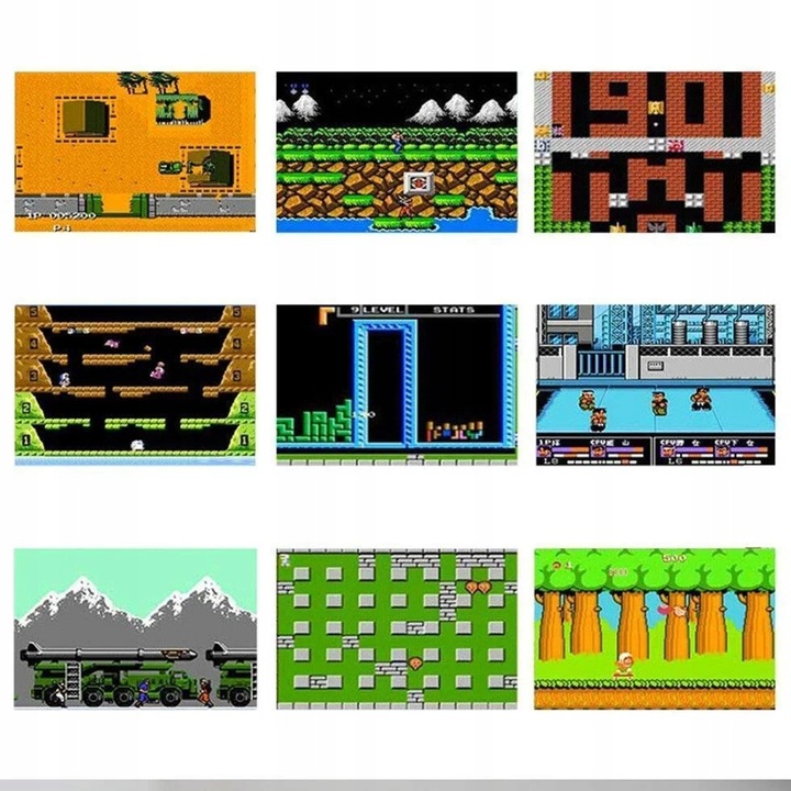 Przenośna GRA MINI KONSOLA DO GIER SUP Game Box 400 GIER Mix Kolorów