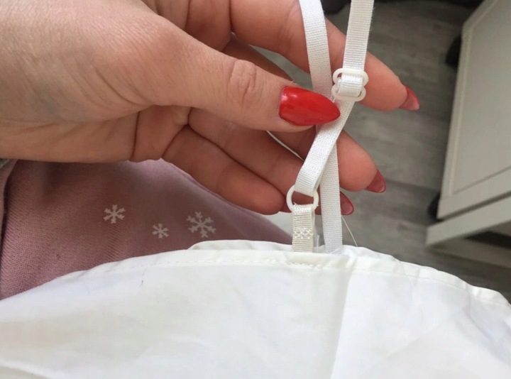 Fałszywa koszula kołnierz z zapięciem