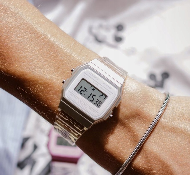 CYFROWY ZEGAREK CASIO F-91WS-7EF RETRO SPORT KLASYK MAŁY UNISEX +BOX 35mm