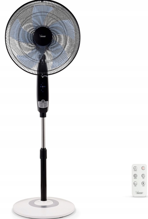 NOWOCZESNY WENTYLATOR podłogowy BIMAR AMA12 CICHY PILOT TIMER OSCYLACJA