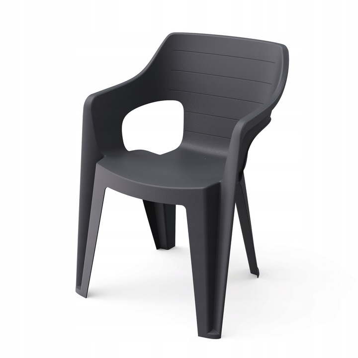 Allibert Krzesło ogrodowe Bilbao lowback chair graphite