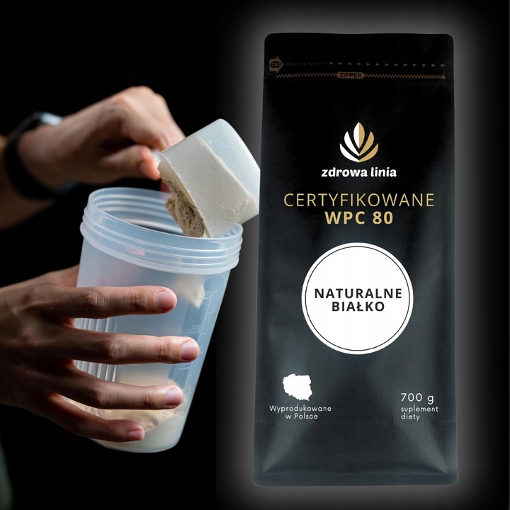 Certyfikowane Białko WPC 80 naturalne