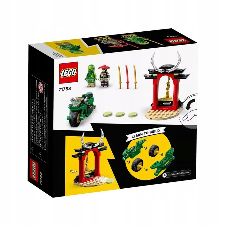 LEGO NINJAGO 4+ MOTOCYKL NINJA LLOYDA 71788