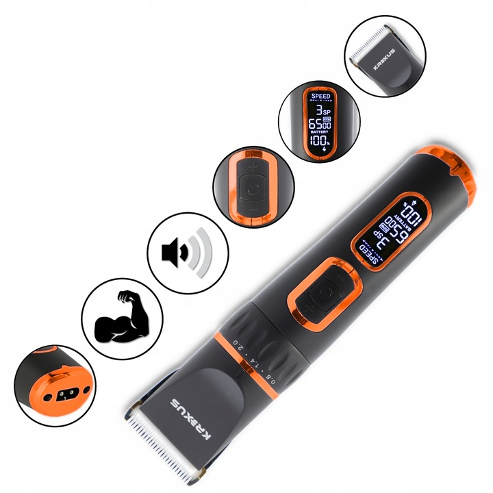 MASZYNKA DO STRZYŻENIA PSÓW PSA ZWIERZĄT ZESTAW NOŻYCZKI GRZEBIEŃ PILNIK