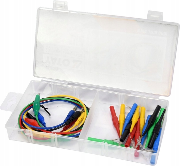 KOŃCÓWKI SONDY POMIAROWE DO MULTIMETRÓW 20 ELEM