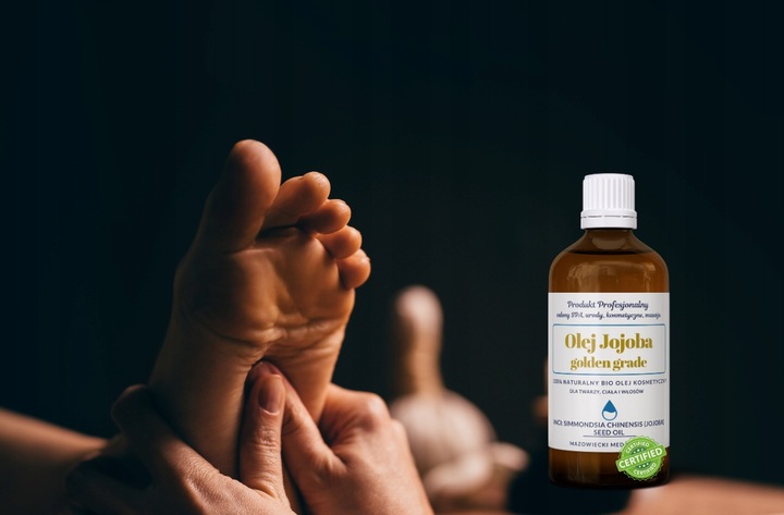 BIO olej JOJOBA zimnotłoczony redukuje zmarszczki