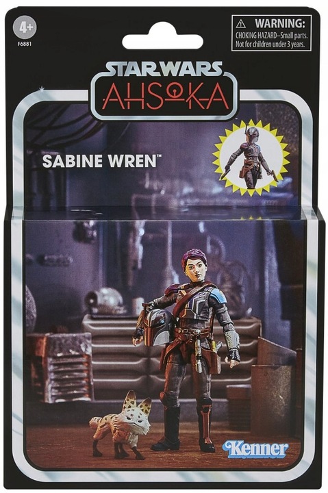 STAR WARS AHSOKA Figurka Sabine Wren 9,5 cm F6881 HASBRO Vintage