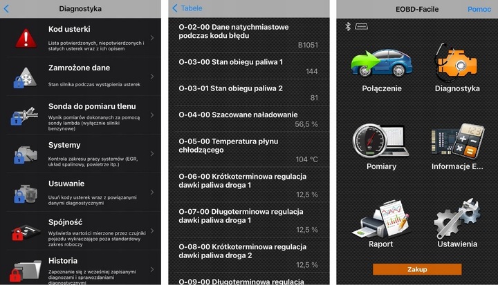 Vgate iCar Pro BT4.0 Interfejs OBD2 ELM327 iOS PL