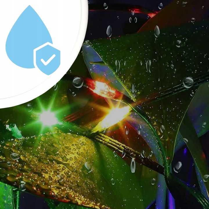 LAMPKI CHOINKOWE 100LED MULTIKOLOR ŚWIĄTECZNE SMART WIFI PILOT 10M