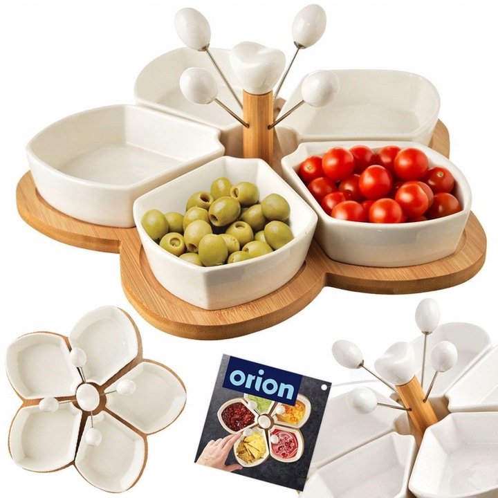 Talerz DO PRZEKĄSEK DIPÓW sosów przystawek miseczki na przekąski przystawki
