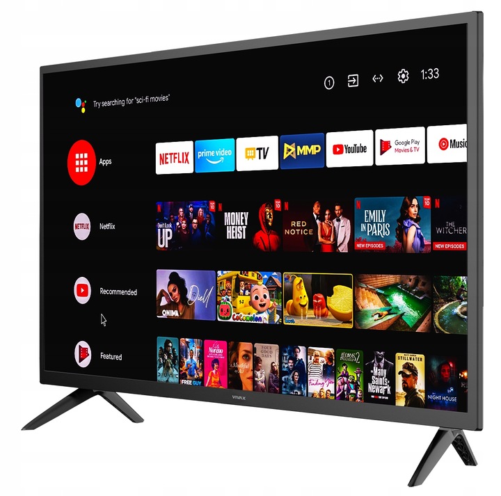 TELEWIZOR SMART TV LED 32" VIVAX 32LE20K T2/S2 PVR Android 11