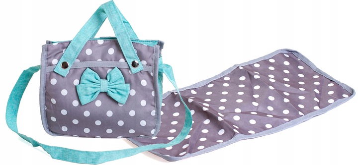 WÓZEK DLA LALEK spacerowy duża spacerówka TORBA PRZEWIJAK regulowana rączka