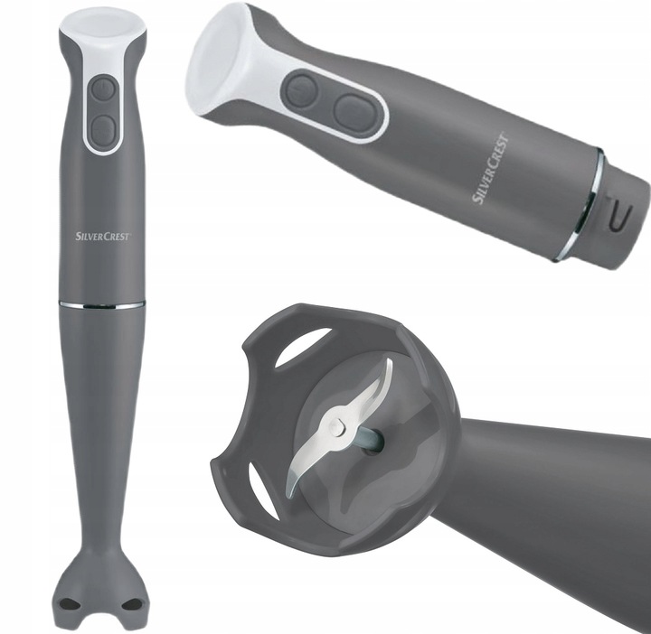 SILVERCREST KITCHEN TOOLS Blender ręczny Mix It - SSM 350 350W szary