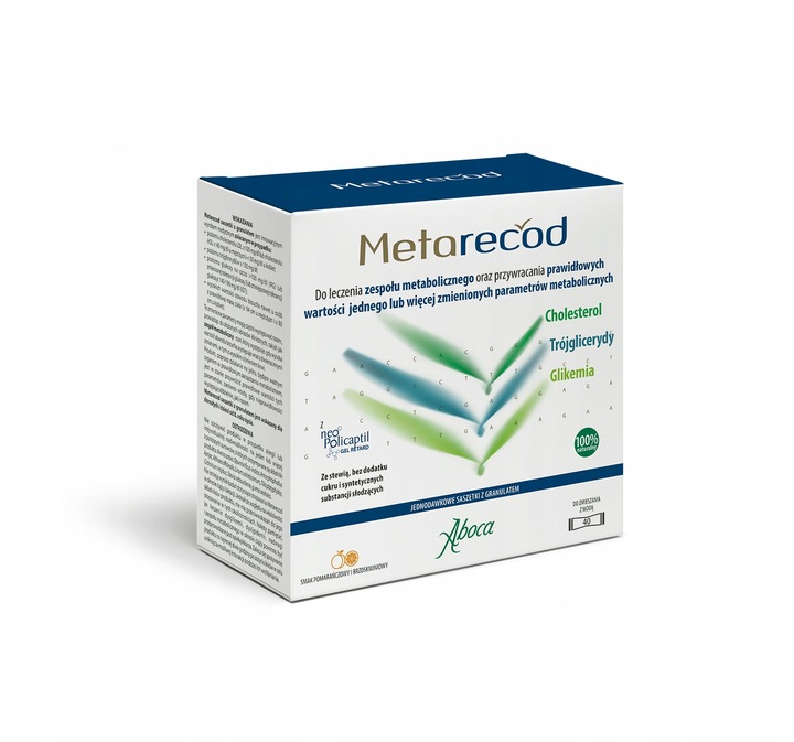 Aboca Metarecod Poprawa Wyników Cholesterolu Trójglicerydów Cukru