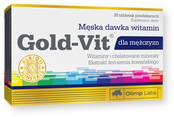 Multiwitamina DLA MĘŻCZYZN Olimp Gold Vit 30 tabletek suplement diety