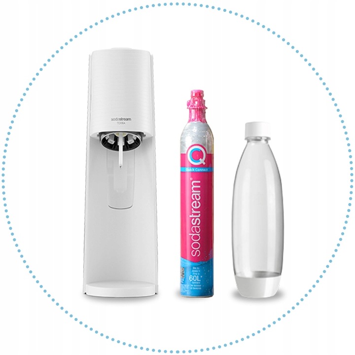 Saturator SodaStream Terra + Butelka + 2 Cylindry