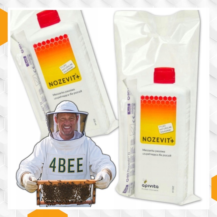 Nozevit PLUS mieszanka paszowa dla pszczół do ula pasieki Apivita 200 ml