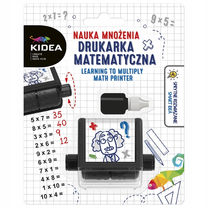 3 x DRUKARKA MATEMATYCZNA KIDEA PIECZĄTKI