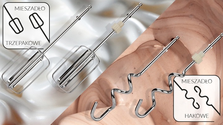 Mikser ręczny MPM MMR-19C CZARNY 750W