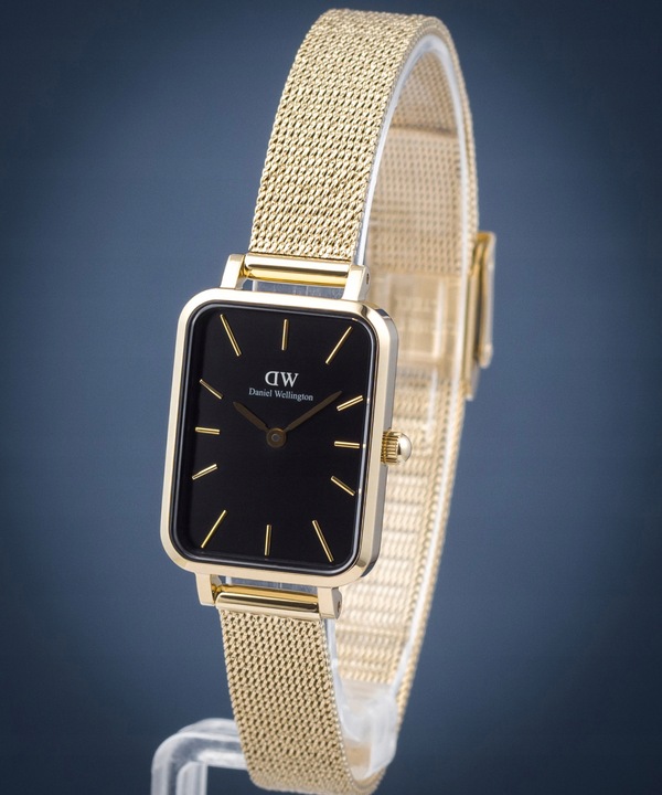 Zegarek damski Daniel Wellington Quadro Pressed Evergold 20 DW-DW00100557